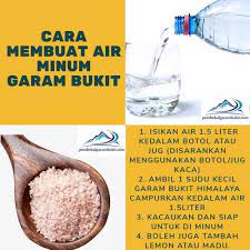 Nama yang dipilih haruslah berkaitan atau menunjukkan jenis produk yang dijual. Cara Membuat Air Minum Air Garam Bukit Himalaya Air Detox Khasiat