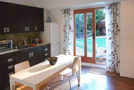 I often forget about how important it is to decorate my windows. How To Use Curtains With Sliding Glass Doors