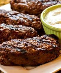 Kabob Kubideh Or Grilled Ground Beef On Skewers With Middle Eastern Spices Is Delicious And Easy To Make And This Tasty Recipe Fo Recipes Food Spice Recipes