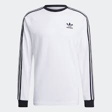 38 from neck to bottom: Adidas Adicolor Classics 3 Stripes Long Sleeve Tee White Adidas Deutschland