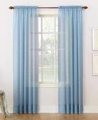 No 918 Sheer Voile 59 Light Blue Curtains Curtains Mattress Furniture