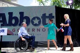 Abbott appeared on camera in a wheelchair, sparking high search interest online about his disability and condition. The Wheelchair Ad The Texas Observer