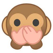 The three wise monkeys are a japanese pictorial maxim, embodying the proverbial principle see no evil, hear no evil, speak no evil. Speak No Evil Monkey Icon Noto Emoji Smileys Iconset Google