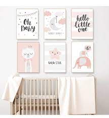 We knew we'd find fun new accessories and items to dress up the bedroom, and we also needed to leave space for personal mementos from the room's. Cute Pink Nordic Nursery Wall Art Twinkle Little Star Girls Room Fine Art Canvas Prints Nordicwallart Com