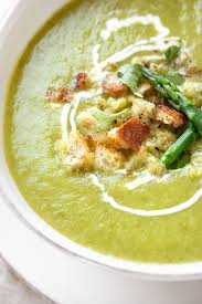 Asparagus Soup The Cozy Apron Recipe In 2020 Asparagus Soup Chicken Veggie Soup Cream Of Asparagus Soup