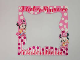 Kr Creaciones Marco Selfie Baby Shower Tematica Minnie Facebook