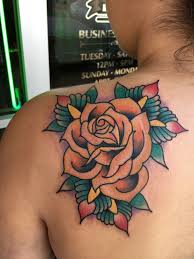 American Traditional Rose Tattoo Traditional Rose Tattoos American Traditional Rose Traditional Style Tattoo