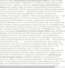 Commentary Research Paper Topics Research Proposal Research Paper Research Proposal Example