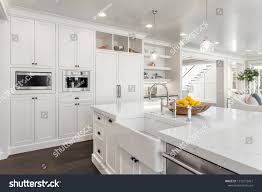 beautiful white kitchen detail new