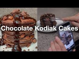This kodiak cake pancake mix banana bread is studded with pecans and has a hint of cinnamon. Chocolate Kodiak Cake Pancakes From Beginning To End Youtube