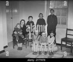 A photo of two sisters taken in 1930, my mom and my aunt Stock Photo