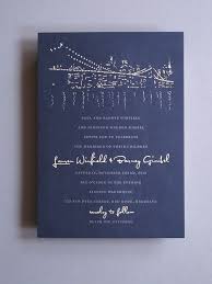 Silver Foil Nighttime Cityscape Invitation By Thomas Printers Wedding Invitations Nyc Wedding Stationery Silver Wedding Invitations