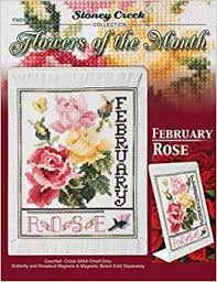Flowers Of The Month February Cross Stitch Chart And Free