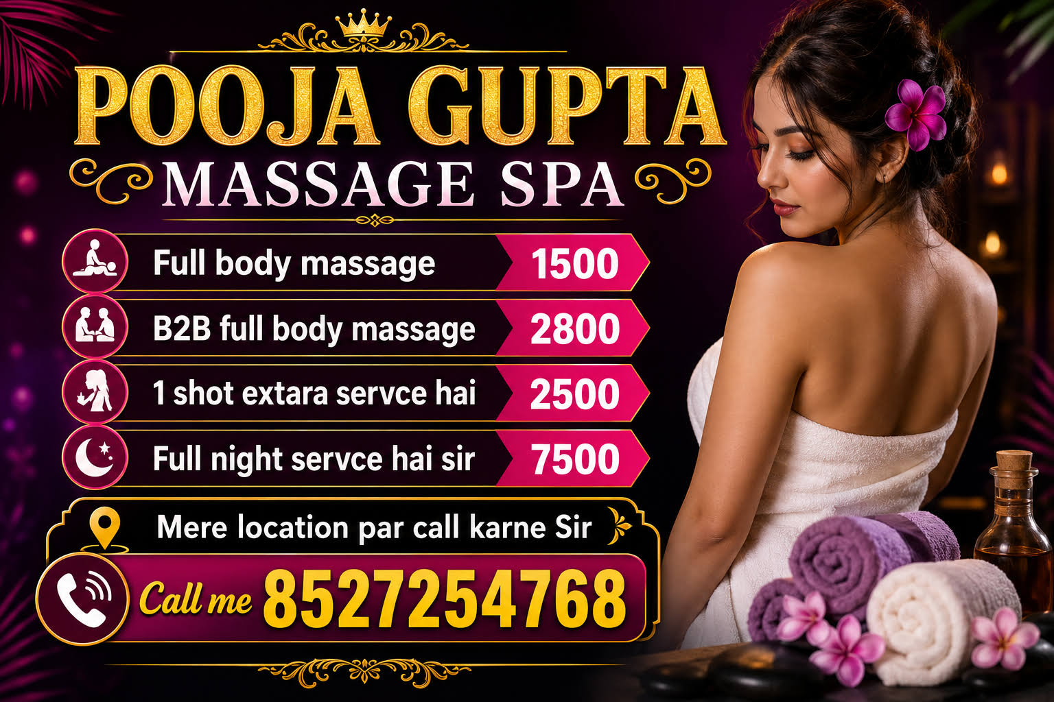 Pooja gupta massage spa product image