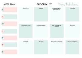 Teal, pink, gray, green, blue, and violet. Free Printables To Organise Family Life Mums Make Lists
