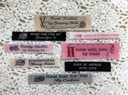Center fold leather labels quantity: Pretty Knitting Labels Add The Perfect Touch To Your Knitted Items
