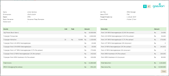 Pastikan slip tertanggal dengan tepat sehingga dokumen perusahaan menjadi rapi dan terhindari dari salah. Contoh Slip Gaji Karyawan Tanpa Excel Blog Gadjian