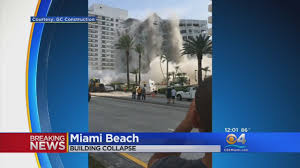 Dozens missing after miami building collapse. One Hurt In Miami Beach Building Collapse Youtube