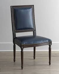 Soft Supple Navy Blue Leather Dining Chairs Lglimitlessdesign Contest Leather Side Chair Dining Chairs Leather Dining Chairs
