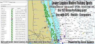 Lower Laguna Madre Fishing Maps Coastal Texas Gps Fishing