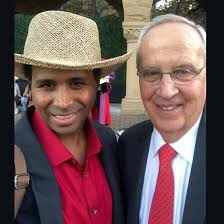 Pictured with Rick Levin and the former CEO of @coursera. Rick Levin also  served as the 22nd President of @yale.