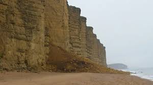 Landslip Hits Dorset S Jurassic Coast After Heavy Rainfall Bbc News