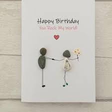 Choose from hundreds of templates, add photos and your own message. Handmade Birthday Pebble Art Card For Husband Unique Funny Etsy