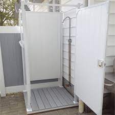 3 sided outdoor shower enclosure. 46 X 46 3 Sided Single Outdoor Shower Enclosure