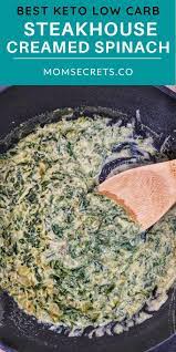 Keto Low Carb Healthy Creamed Spinach Recipe Recipe In 2020 Creamed Spinach Creamed Spinach Recipe Easy Creamed Spinach Recipe Healthy