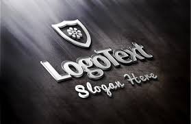 Elegant Metallic Logo Mockup Psd Graphicsfuel Free Logo Mockup Free Logo Psd Logo Mockup