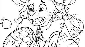 Free paw patrol coloring pages are based on nickelodeon's original production. Paw Patrol Thanksgiving Coloring Pages For Kids