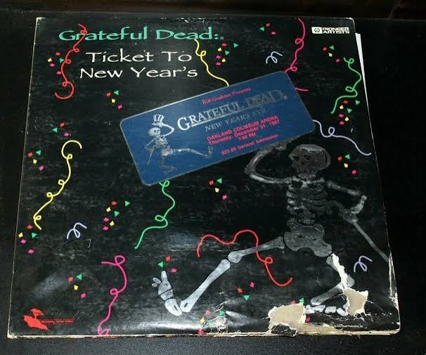 The Grateful Dead Ticket To New Years LD Laserdisc Concert Video 1987  Oakland CA