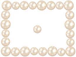 Pearl Frame Png Clip Art Image Art Images Clip Art Pearls