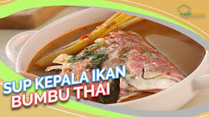 Sup kepala ikan merah pak mat. Resepi Sup Kepala Ikan