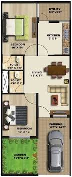 Image Result For 20 50 House Plan In 2021 20x30 House Plans 2bhk House Plan My House Plans