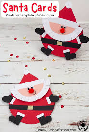 Check spelling or type a new query. Santa Christmas Cards Craft Kids Craft Room