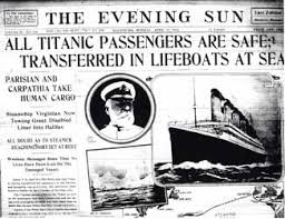 sinking of the titanic: primary sources