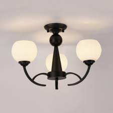 These stylishly designed light fixtures will offer a soft, modern look that makes them ideal to install in foyers. Frosted Glass Globe Semi Flush Mount Light Foyer Hallway 3 6 8 Lights Simple Style Ceiling Light In Black Takeluckhome Com