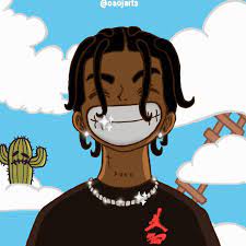 Cartoons, like rap, are expressions of art. Flame Travisscott Art Posted On Instagram Travis Scott X One Piece Oaojarts Travisscottedit Tra Swag Cartoon Black Cartoon Characters Anime Rapper