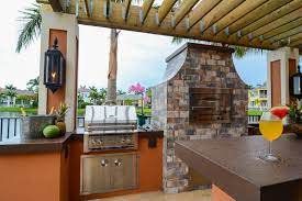 Outdoor landscape patio deck pool backyard porch exterior outdoor kitchen front yard driveway poolhouse. Outdoor Kitchens Lucas Lagoons