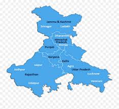 Explore the detailed map of delhi with all districts, cities and places. North India Tourism North India Map Png Free Transparent Png Images Pngaaa Com