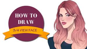 This will help form the woman's chin. How To Draw 3 4 View Faces I Draw Fashion