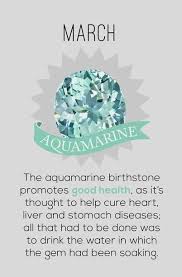 Aquamarine Birth Stones Chart Best Birthday Quotes Birthstones