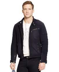Polo Ralph Lauren Knit Moto Jacket Macys Com Polo Ralph Lauren Polo Ralph Moto Jacket
