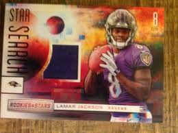 Lamar Jackson Jersey Football Card Football Cards Lamar Jackson Ravens Lamar Jackson