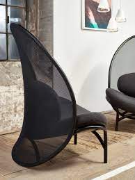 Mesh Easy Chair Chips By Ton Design Lucie Koldova Lounge Chair Design Chair Design Easy Chair