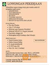 Lowongan kerja operator forklift di pt gloster furniture. Loker Pabrik Surabaya Di Kab Gresik Jawa Timur Jualo Com