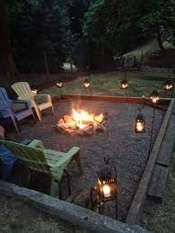 26 Awesome Diy Fire Pit Plans Ideas With Lighting In Frontyard Frontyardlandscaping Backyarddesign Backyardp Backyard Fire Fire Pit Plans Backyard Lighting