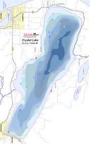 Crystal Lake Map Benzie County Michigan Fishing Michigan