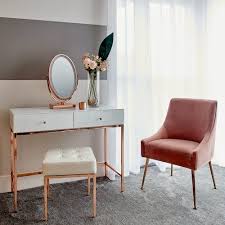Pin By Layane Vitoria On Escrivaninhas In 2021 Rose Gold Bedroom Rose Gold Furniture Dining Table Gold